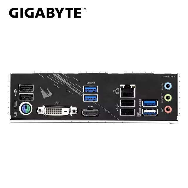 GIGABYTE-Carte mère Bcape M AORUS ELITE, Micro-ATX, Socket AM4, Ryzen 5000, 4000, 3000 Series, CPU Tourists