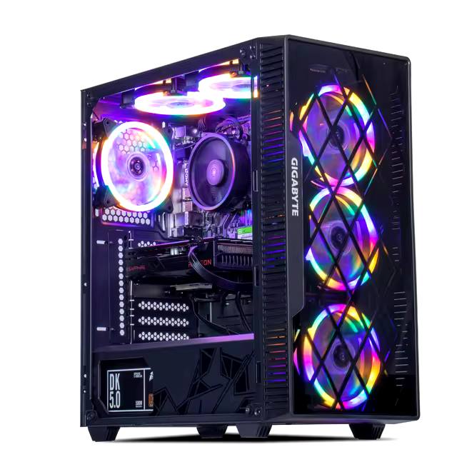 MXZ-Ordinateur de bureau pour PC de jeu, Ryzen 5 4500 RTX3060, 500 Go, NVcloser, Windows 10 Pro Key, Unité système, Personnalisé